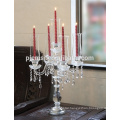 2017 top sale crystal candle holder for home &wedding decoration